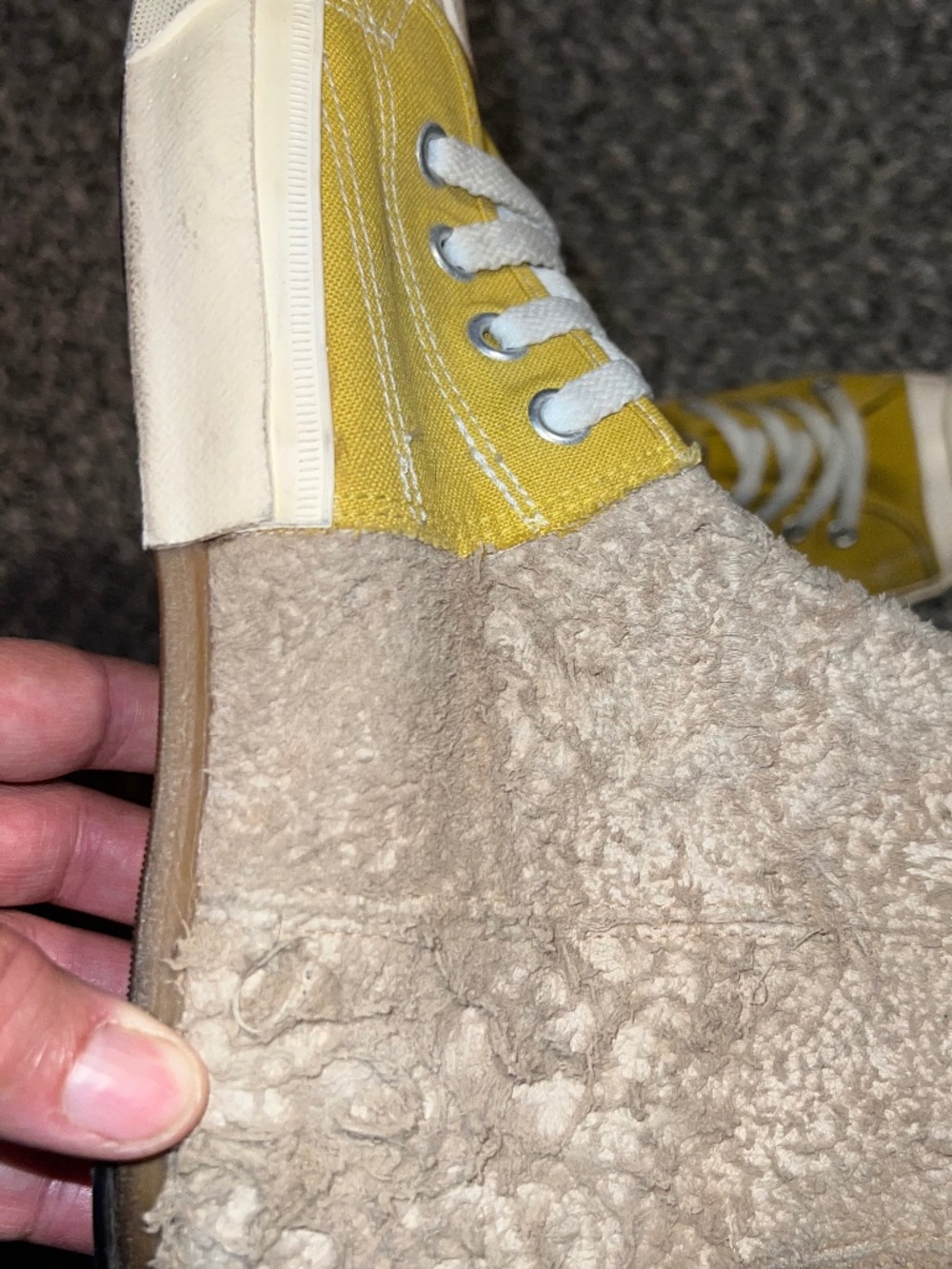 Maison Mihara Yasuhiro Jack Purcell - Archive Hybrid Hi-top Sneakers No OG Box - Picture 4 of 8